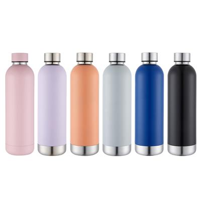 China Double Wall PORTABLE Professional Vacuum Flask Insulated Stainless Steel Water Bottle With Customer Logo for sale