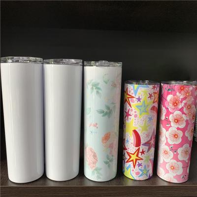 China Large Viable Skinny Straight Thin Vacuum Insulated Sublimation DIY 30oz Blank Straight Tumbler For Blank Sublimation Transfer for sale