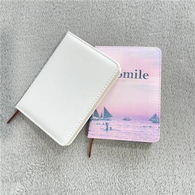 China DIY Sublimation Blank Blank Craft PU Printed Leather Journal Personalized Blank A6 Sublimation Journals For Customized Gifts for sale