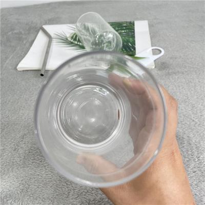 China 12oz Unbreakable Glass 16oz Can Tumbler Shaped Drinking Glass Cup for Water, Wine, Beer, Cocktails and Cocktails for sale