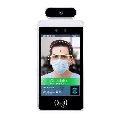 China Built-in Measurement Non-contact Tool Body Camera Facial Control Shows Temperature Face Recognition Door Access Measurement System for sale