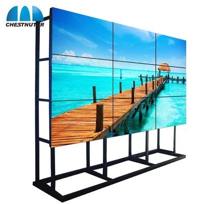 China 2021 CHESTNUTER indoor cheap 49 inch video wall with wall controller media player lcd video wall lcd advertising display for sale