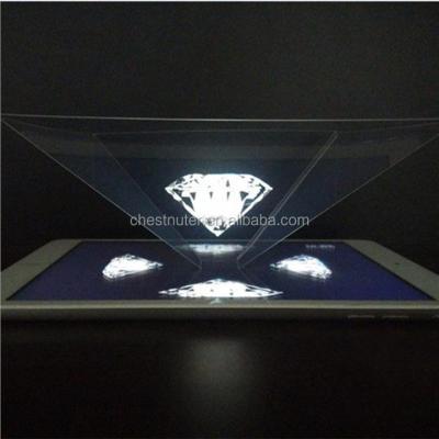 China CHESTNUTER 2021 new technology 4k tv 3d hologram android holo gauze advertising indoor transparent dual display core for sale