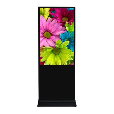 China Customized Indoor 4K 3840x2160 Indoor Display 32 43 49 55 65 75 Inch Lcd Show 700 Nits Floor Standing Digital Signage for sale