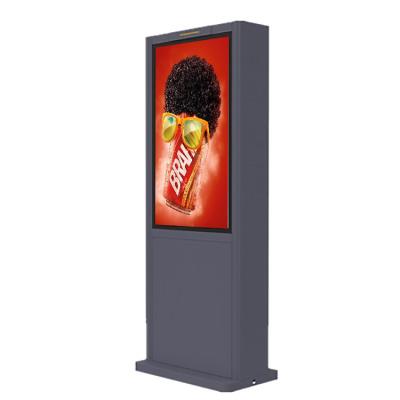 China Outdoor IP-65 waterproof 55 inch outdoor advertising material billboard for kiosk display screen for sale