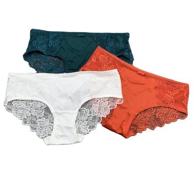 China Factory Outlet Women's Breathable Lace Briefs Comfortable Panties For Ladies Benin Austria Armenia for sale