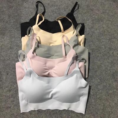 China New Fashion Japan Antibacterial Hot Selling Seamless Sleep Push Up Breast Bra for sale