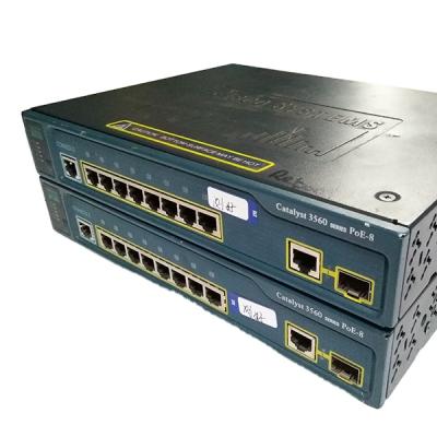 China QoS WS-C3560-8PC-S 8 Port Switches Panel Network Device Switch for sale