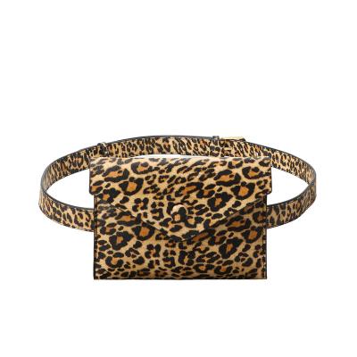 China Chic Women Fanny Pack Wholesale Waist Bag Bumbag Mini Bag Water Proof Statistical Fashion Leopard Print PU for sale