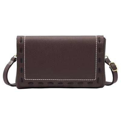 China High quality coffee dark vintage basic cross small - body bag bracelet clutch for girls for sale