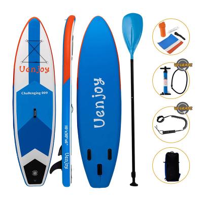 China 10' Unisex Water Sporty Stand Up Paddle Board Inflatable Paddle Board Surfboard Surfboard Wave Surfing Blue NC; NHS for sale