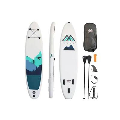 China 2021 Unisex High Quality Wholesale Price Inflatable SUP Paddle Board SUP Up Paddleboard Surf Board For Wave Surfing Surfer White for sale