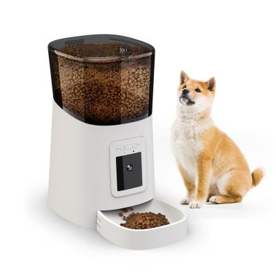 China Tuya Automatic Pet Smart Video Feeder For Dogs Cats Use for sale