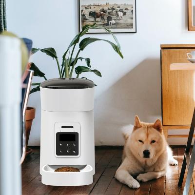 China Dropshipping Automatic Smart Dog Pet Timed Dry Feeder Feeder With Voice Reminder Automatic Cat Food Feeder for sale