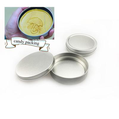 China Recyclable custom tinplate round tin box candy touch sugar cookie packing box stirrer spinner metal case for sale