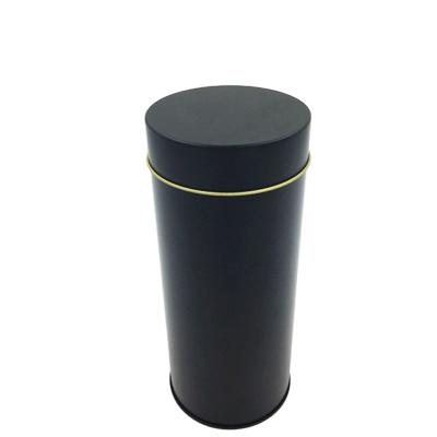 China Tea Round Tin Box With Inner Lid Packing Box For Tea for sale