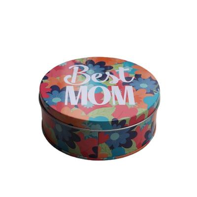 China Recyclable Round Tin Box Candy Tin Box for sale