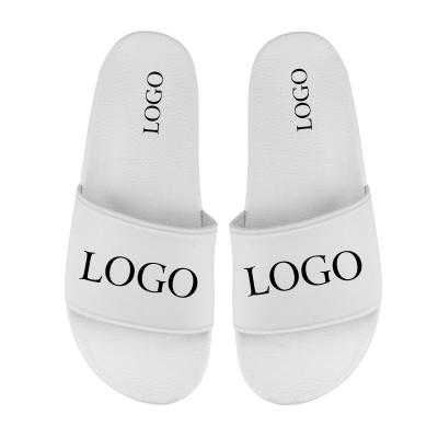 China CUSHIONING 2021 New Beach Sandal Shoes Latest Design Mens PVC Sandals Custom Slides Logo Men Slide Sandals Custom Made for sale