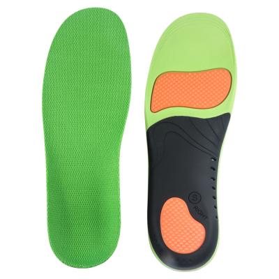 China Minika Feet Arch Support Comfort Sports Insole Shock Absorption Shoe Elastic Orthotic Insole Men Flat Insole for sale