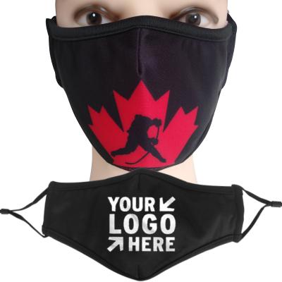 China Breathable Washable Sublimation Custom Printed Maskes , Different Sizes Custom Design Maskes With Heat Transfer Printing for sale