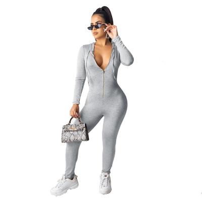 China A6285 QUICK DRY overalls border for independent support Ebay European and American Amazon fashion hoodie zipper overalls for sale