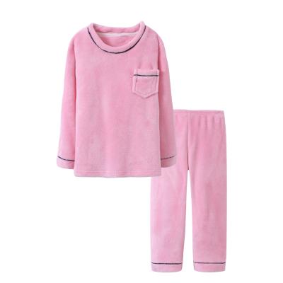 China Wholesale QUICK DRY Pajamas Sets Warm Winter Cute Pajamas Round Neck Flannel Sleepwear Female Men Funny Home Clothes for sale