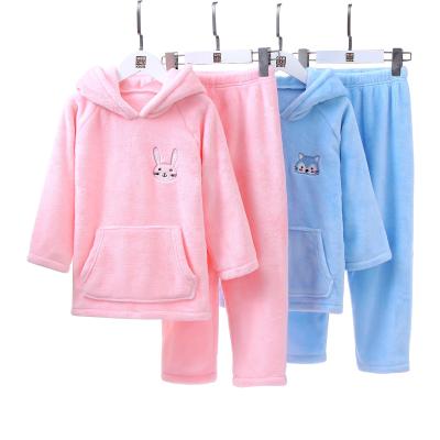 China Adult Loose Nightgown QUICK DRY Animal Ladies Sleepwear Flannel Winter Women Pajamas Pattern Pijamas Set for sale