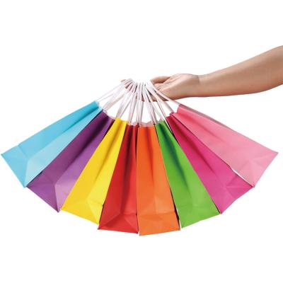 China Wholesale Colored Grocery Materials XCGS Kraft Materials Small Foldable Foldable Recycled Grocery Handle Kraft Paper Flat Paper Bags for sale