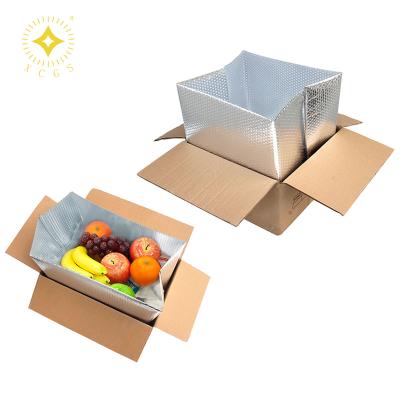 China Beautiful Cool Insulation Thermal Insulated Aluminum Mailers For Keep Food Hot Or Cooler for sale