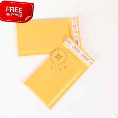 China US Mail Stock Package Shock Resistance Kraft Envelope Bubble Mailer Postage Messenger Bag for sale