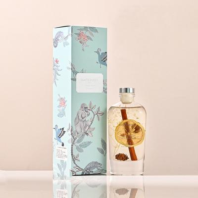 China Birthdays Luxury Reed Diffuser With Rattan Sticks Custom Oil Aroma In Bottle With Luxury Packaging for sale