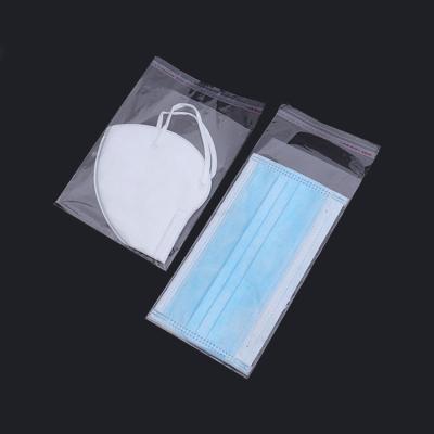 China Moisture Proof Custom Printed Clear Self Adhesive Opp Bag With Header Sealing Plastic Packing OPP Poly Bag for sale