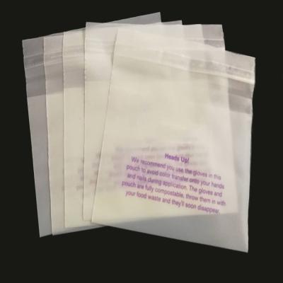 China Compostable PLA+PBAT Food Packaging Bags Self Adhesive Bio No Plastic Packaging Bag for sale