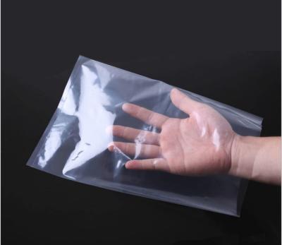 China Hot selling moisture proof 35*50cm 50 100 micron PE flat bottom clear plastic bag for sundries and food for sale