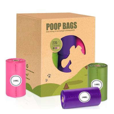 China Sustainable EN13432 Dog Poop Compostable Leak Proof Custom Scent Eco Friendly Biodegradable Bag for sale