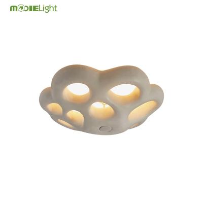 China Contemporary White Art Deco Minimalist Soka Ceiling Light Dining Room Soka Ceiling Lamp for Hall Bedroom for sale