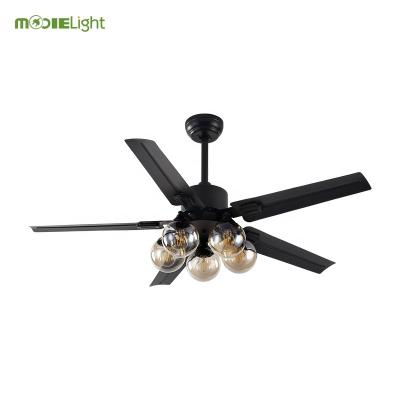 China Simple Modern Home Fan Ceiling Lamp Fan Lamp Living Room Dining Room Bedroom Nordic Industrial Chandelier Decoration for sale