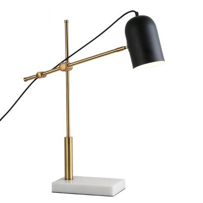 China Modern Home Decoration Lights modern style hotel bedroom led metal table lamp desk lamp for sale