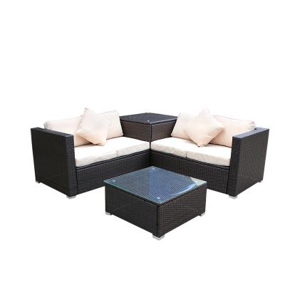 China 2022 Modern New Outdoor Patio Sofa Furniture Steel Frame Outdoor Garden Sofa for sale