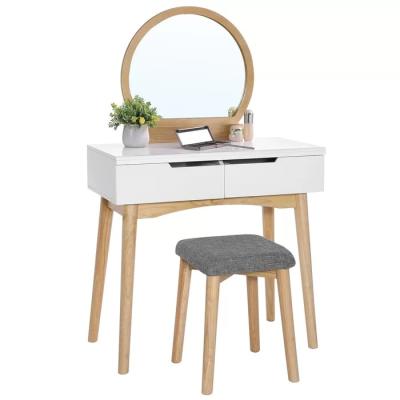 China Adjustable Good Quality Luxury Fashion Classic Dressing Table (Other) With Mirror for sale