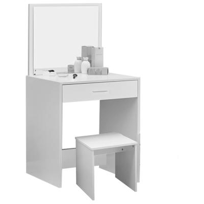 China (Other) Nordic Adjustable Dressing Table Makeup Vanity Table With Mirror for sale