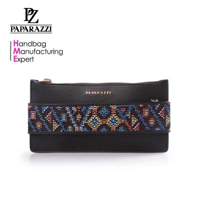 China Fashion 4835 Vintage Women's Ethnic Style PU 2020 Designer Black Material Cross-body Bag Ladies Handbags for sale