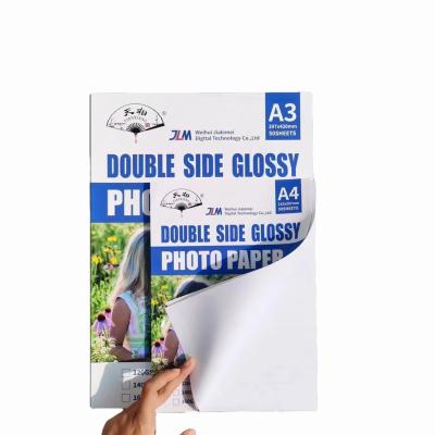 China Instant Dry A3  Size 230g Instant Dry Double Side High Glossy Cast Coated Inkjet Photo Paper for sale