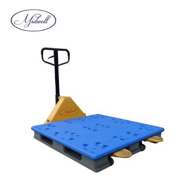 China Midwell Anti-Slip Heavy Duty Blow Molding Plastic Pallet With 2 Tons Loading Capacity Dynamic Factory Price For Sale for sale