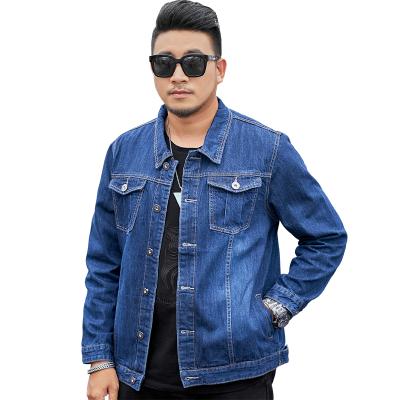 China Wholesale Mens Oversized Denim Jacket Men Jean Jackets Plus Size Men's Breathable Jeans Denim Jacket for sale