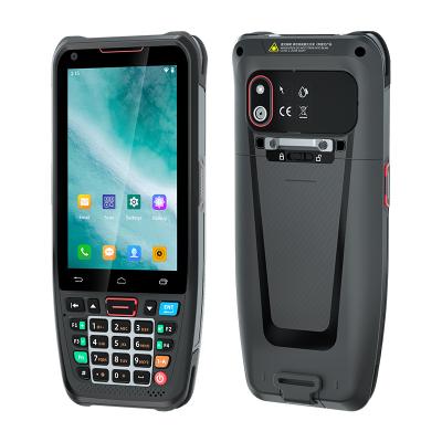 China UNIWA HS002 2D Slim Dual SIM Card Handheld Mobile Phone Android PDA QR Code Laser Barcode Scanner for sale