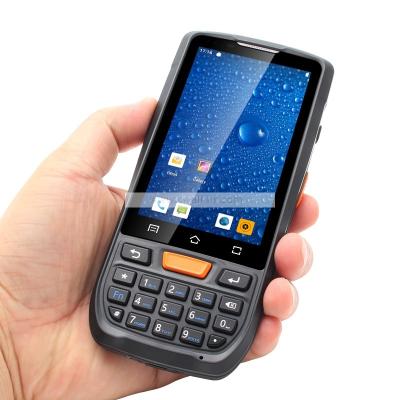 China Dual Inch IP67 Barcode Scanner Rugged Handheld Walki Talki Doubles Android 9.0 PDA 1D/2D QR OEM ODM UNIWA HS001 4 SIM Card for sale