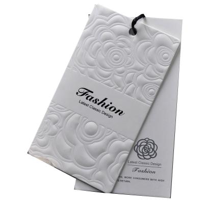 China Custom Recyled Quality Tag Garment Apparel 300gsm Printed Paper Price Tag For Swing Luggage Tags Tags for sale