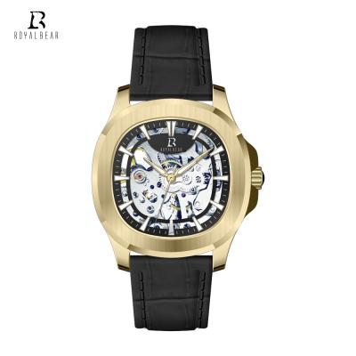 China Men Luxury Skeleton Single Wrist Non-Specific Automatic Mechanical Watch for sale