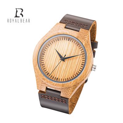 China Royal Natural Bamboo Wood Bear Drop Watches Non-Specific Shipping Custom Logo Wholesale Custom Manufacturer In China for sale